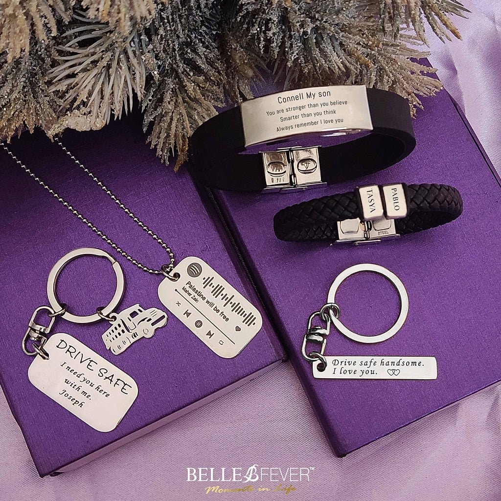 Personalised Gifts for Him Handcrafted Jewellery Belle Fever