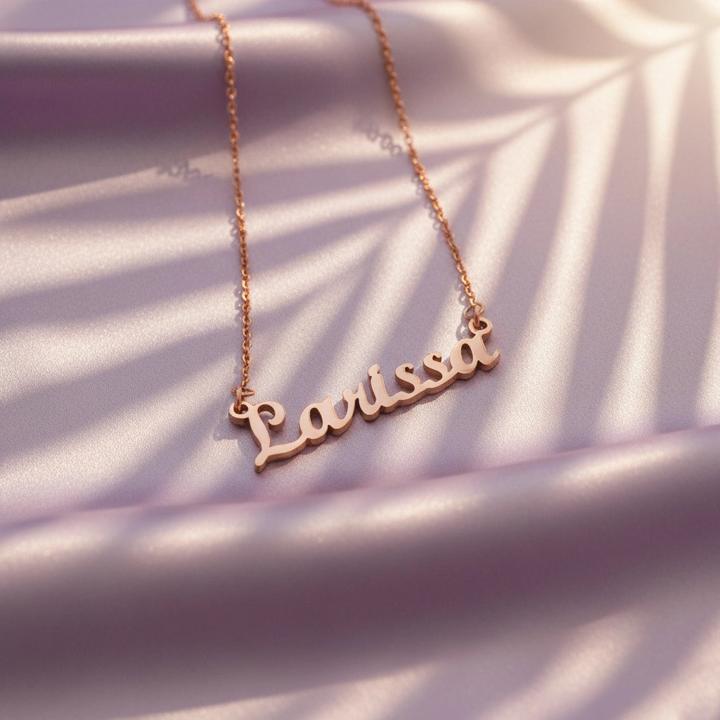 Name Necklace (Birthstones & Ornaments Optional)