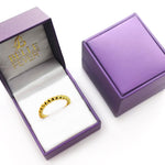 Golden Link Ring in Luxury Gift Box | Belle Fever Personalised Jewellery
