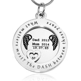 Always on My Mind Necklace - Memorial & Cremation Jewellery by Belle Fever