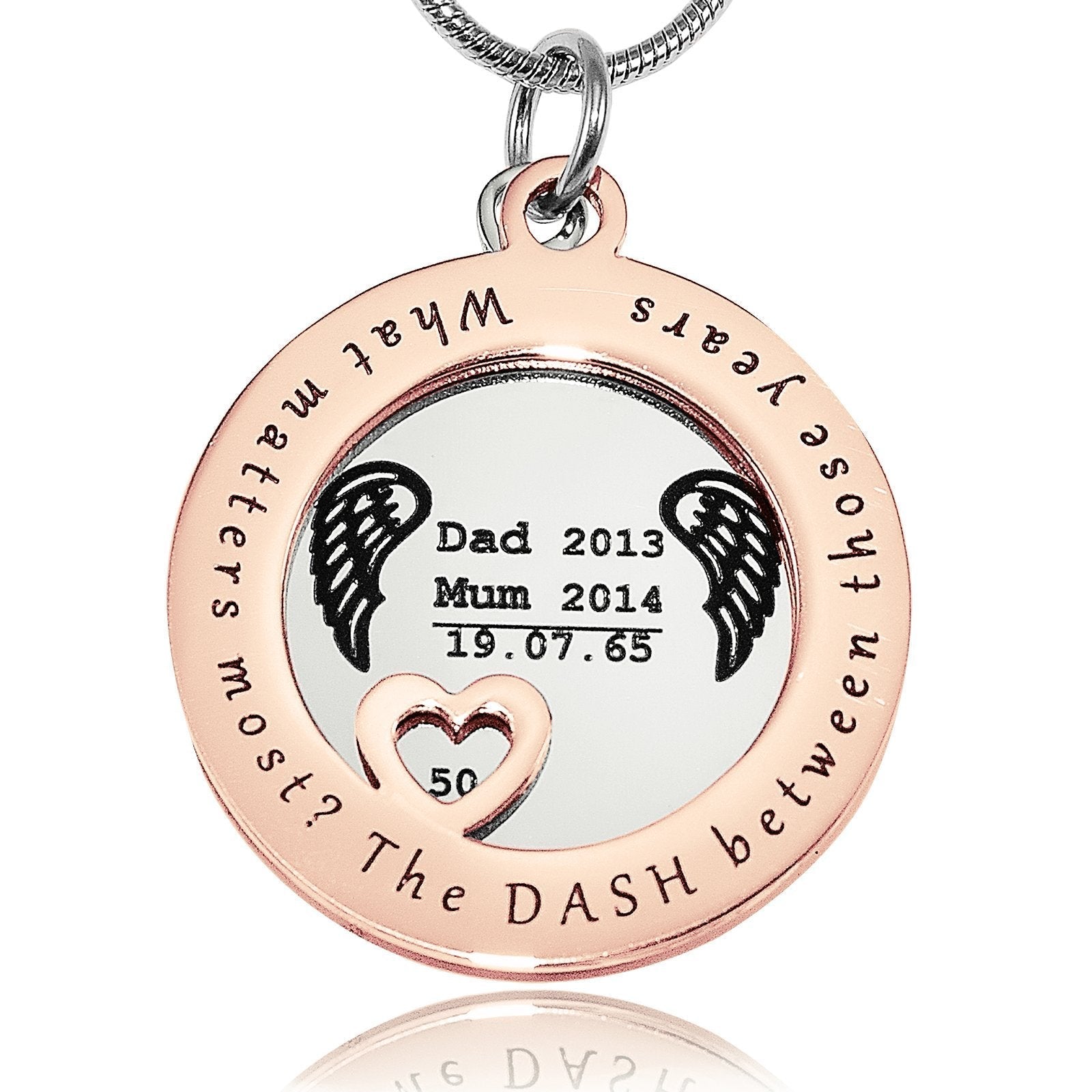 Always on My Mind Necklace - Memorial & Cremation Jewellery by Belle Fever