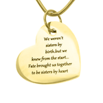 Bottom of My Heart Necklace - Mothers Jewellery by Belle Fever