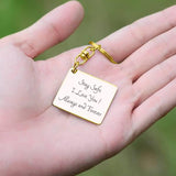 Calendar Handwriting Keyring - Keyrings by Belle Fever