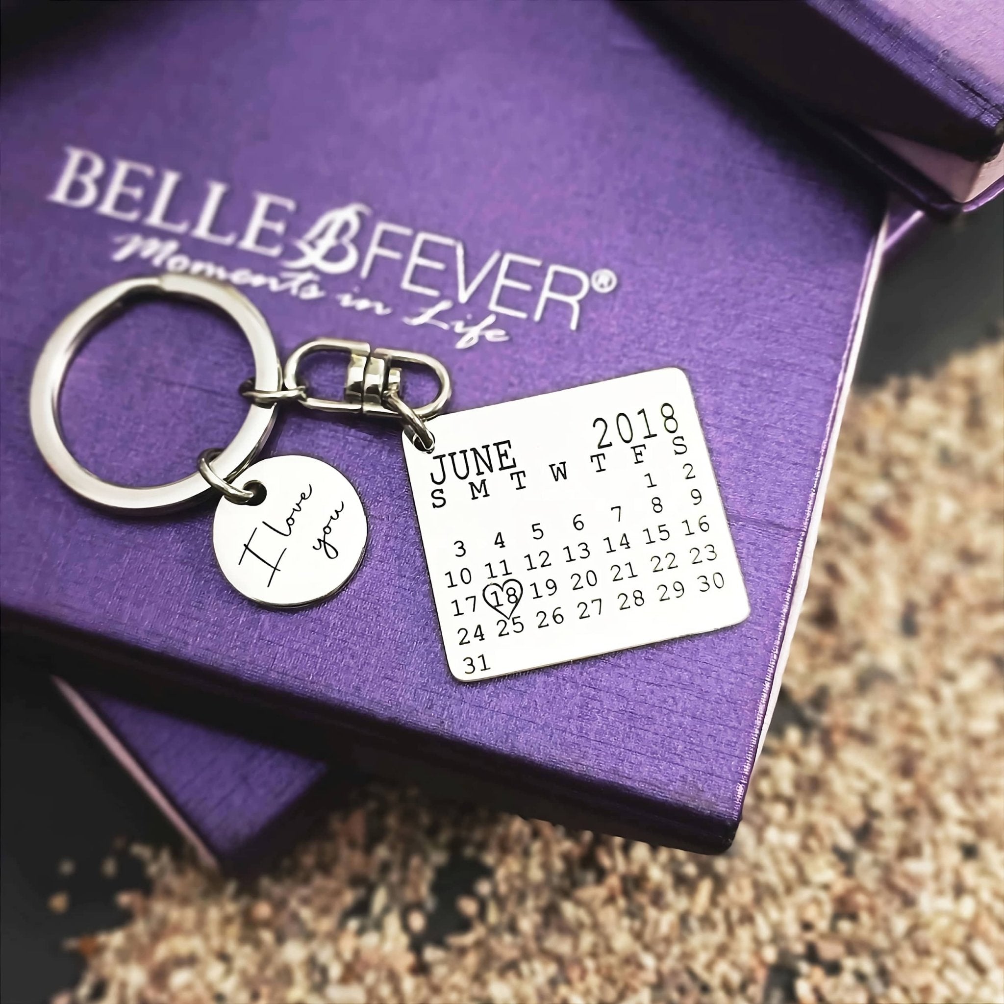 Beauty and the sales beast keyring