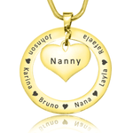 Circle My Heart Necklace - Mothers Jewellery by Belle Fever