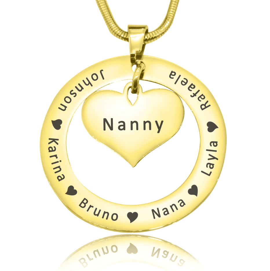 Circle My Heart Necklace - Mothers Jewellery by Belle Fever