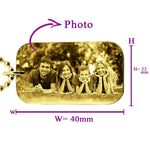 Custom Photo Dog Tag necklace - Photo Jewellery by Belle Fever
