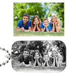 Custom Photo Dog Tag necklace - Photo Jewellery by Belle Fever