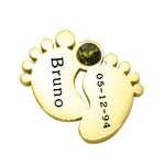 Feet Birthstone Charm for Dream Locket - Floating Dream Lockets by Belle Fever