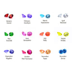 Feet Birthstone Charm for Dream Locket - Floating Dream Lockets by Belle Fever