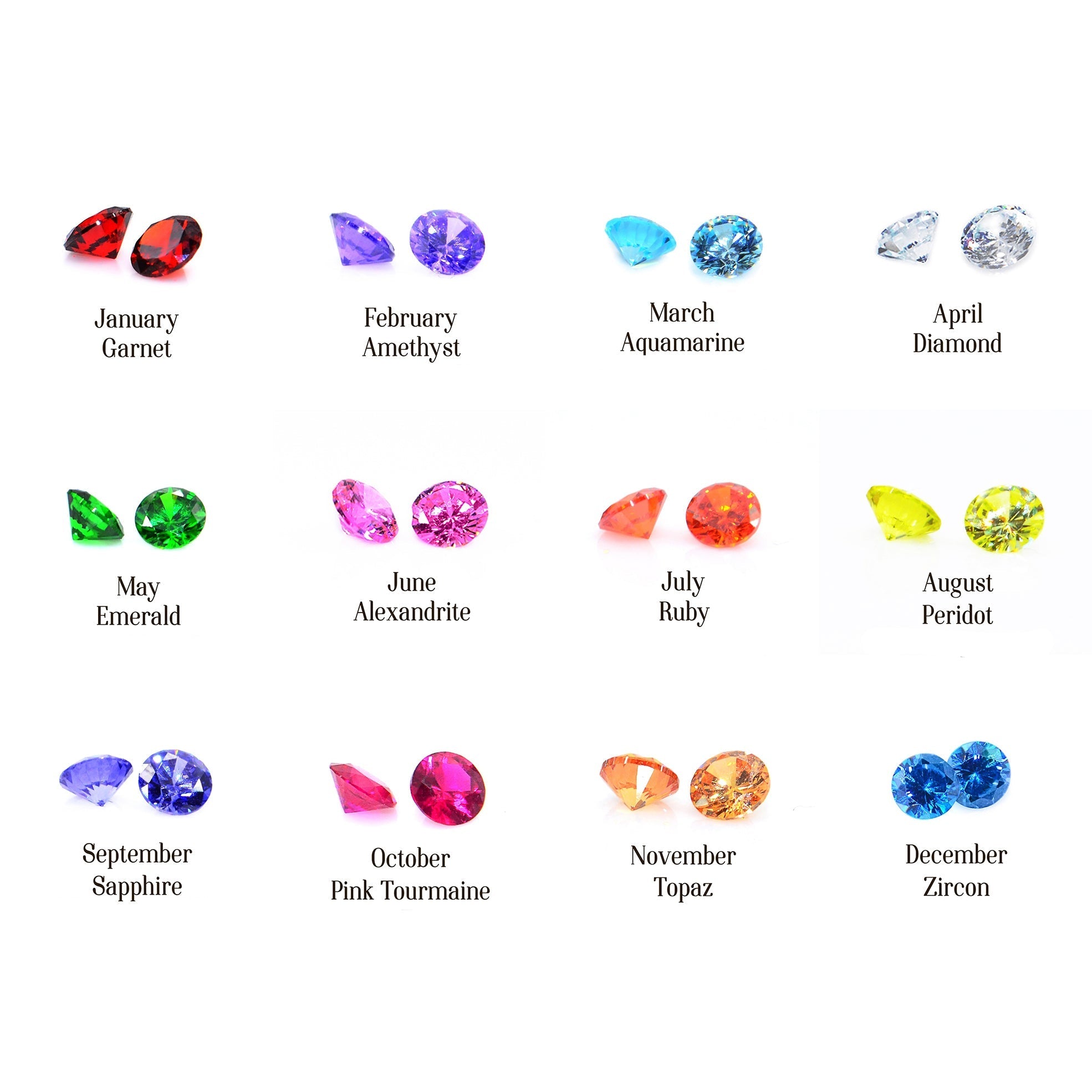 Feet Birthstone Charm for Dream Locket - Floating Dream Lockets by Belle Fever