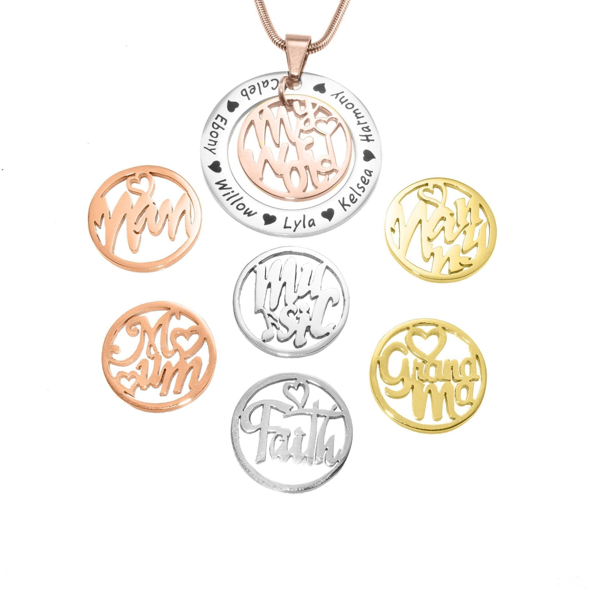 In My Life Necklace - Mothers Jewellery by Belle Fever