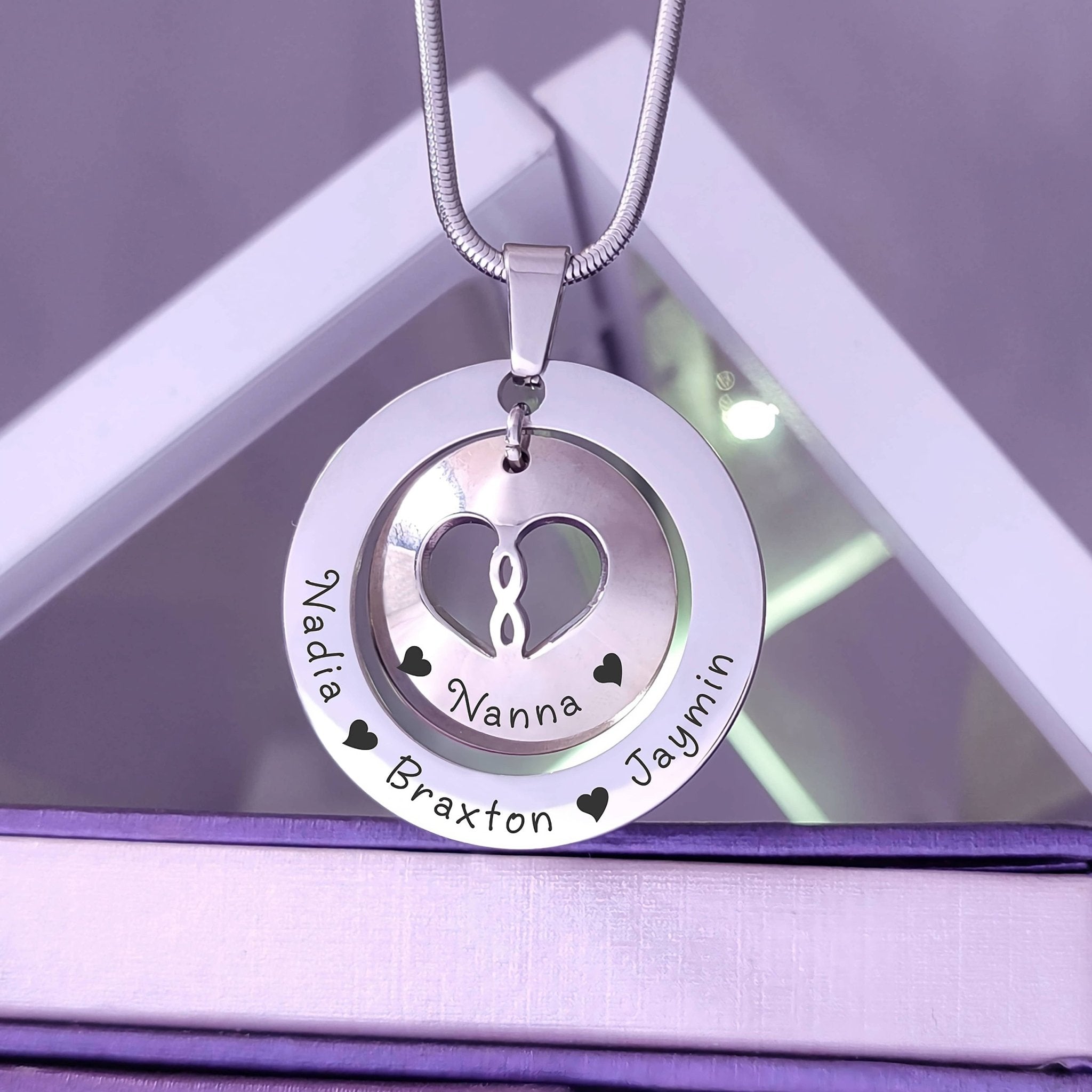 Infinity Dome Necklace - Mothers Jewellery by Belle Fever