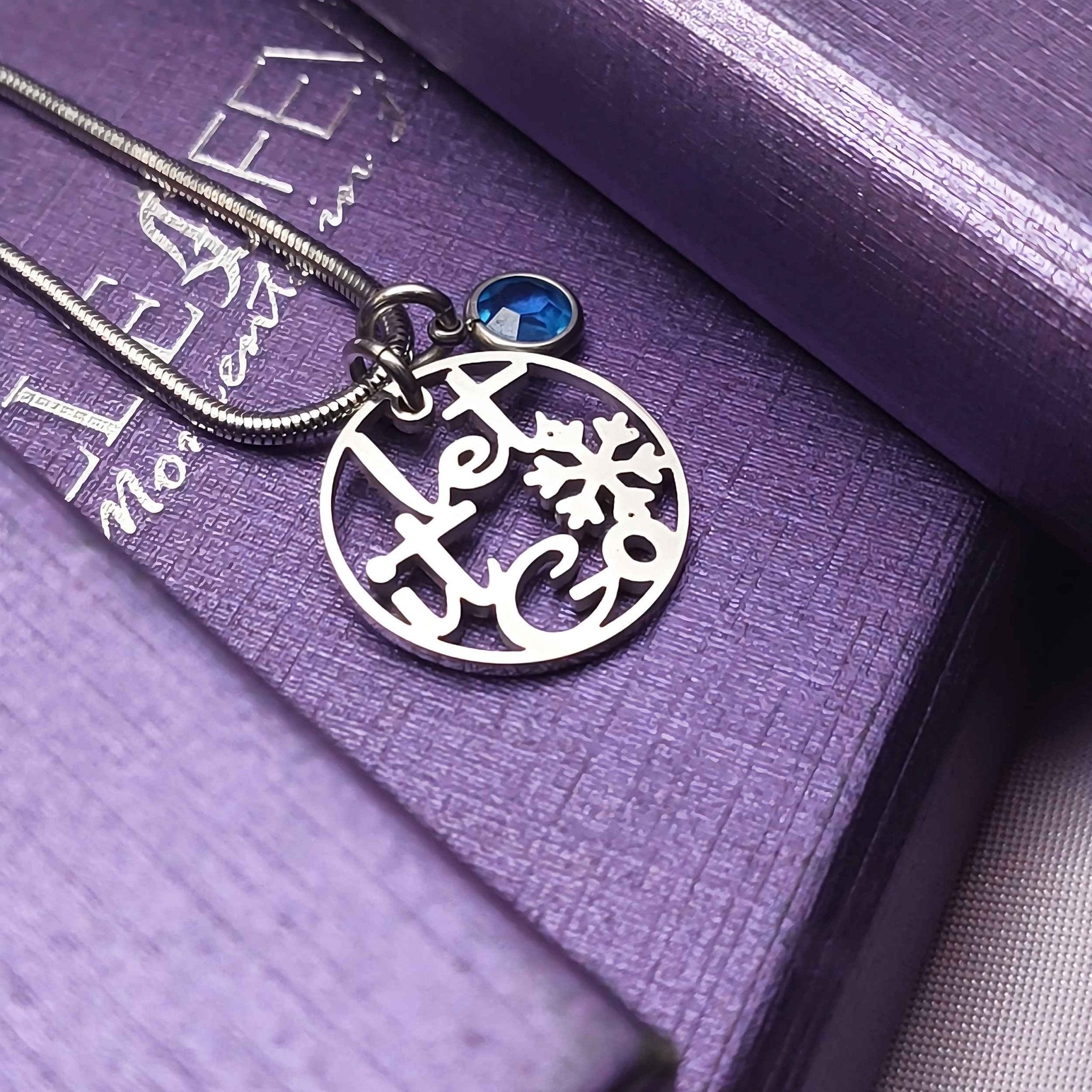 Let it GO Birthstone Necklace - Mothers Jewellery by Belle Fever