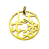 Let It Go Charm for Keyring - Keyrings by Belle Fever