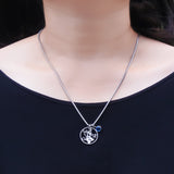 Melting Snowman Birthstone Necklace - Mothers Jewellery by Belle Fever