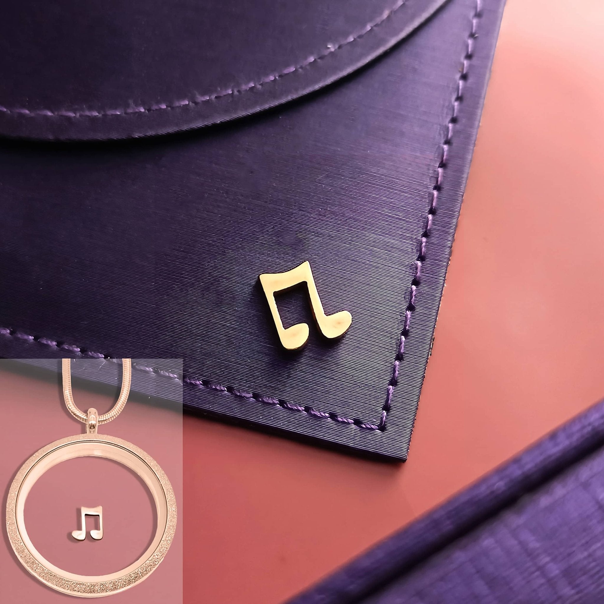 Musical Note Charm for Dream Locket - Floating Dream Lockets by Belle Fever