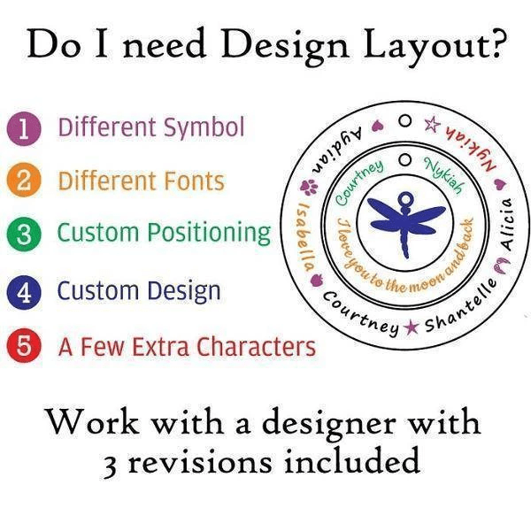 Sparkling Cant Be Replaced Birthstones Necklace - Double Feet - Mothers Jewellery by Belle Fever