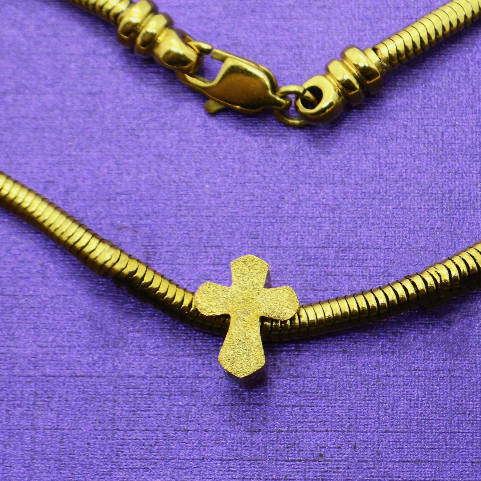 Sparkling Cross Charm for Moments Bracelet - Moments Charm Bracelets by Belle Fever