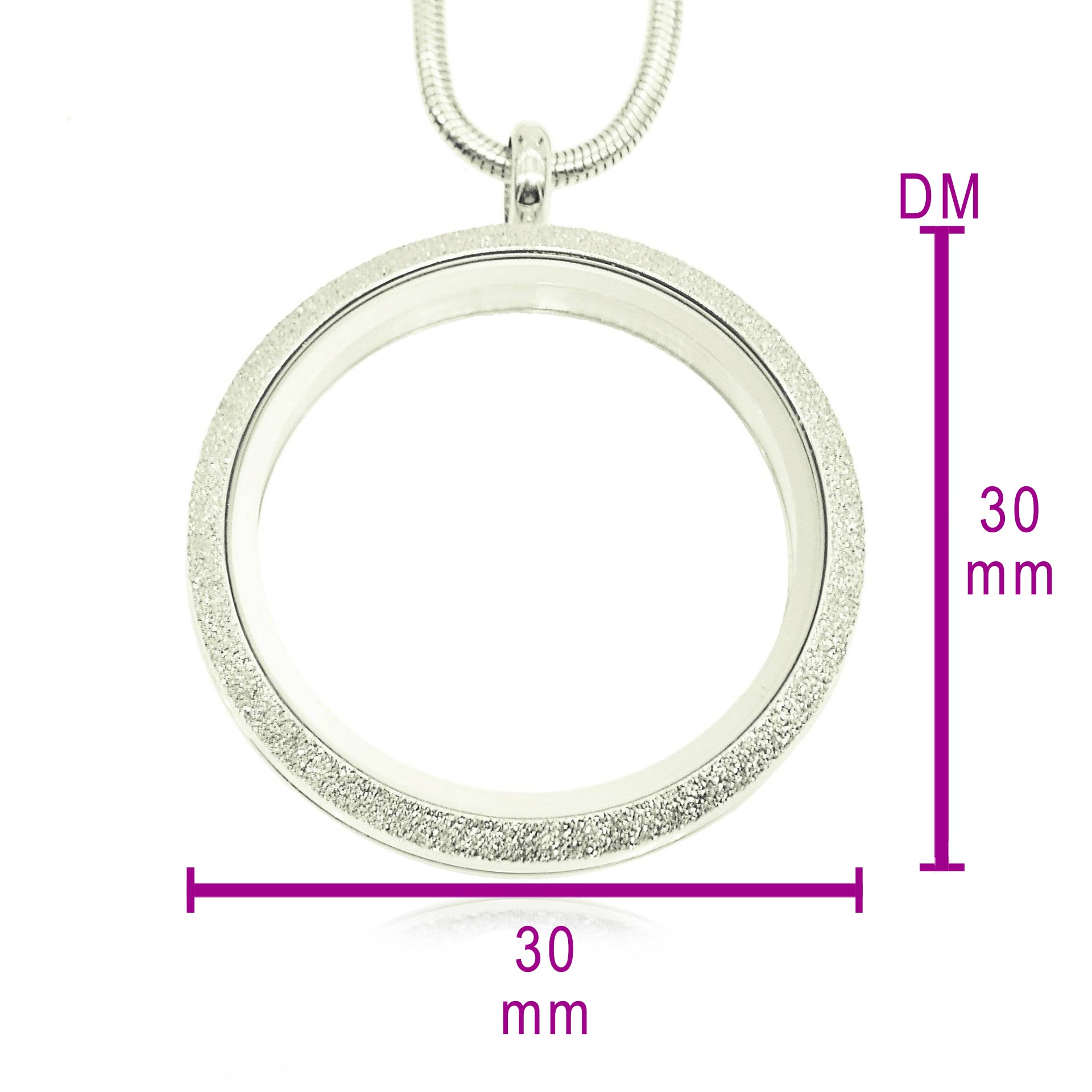 Sparkling Dream Locket Necklace - Floating Dream Lockets by Belle Fever