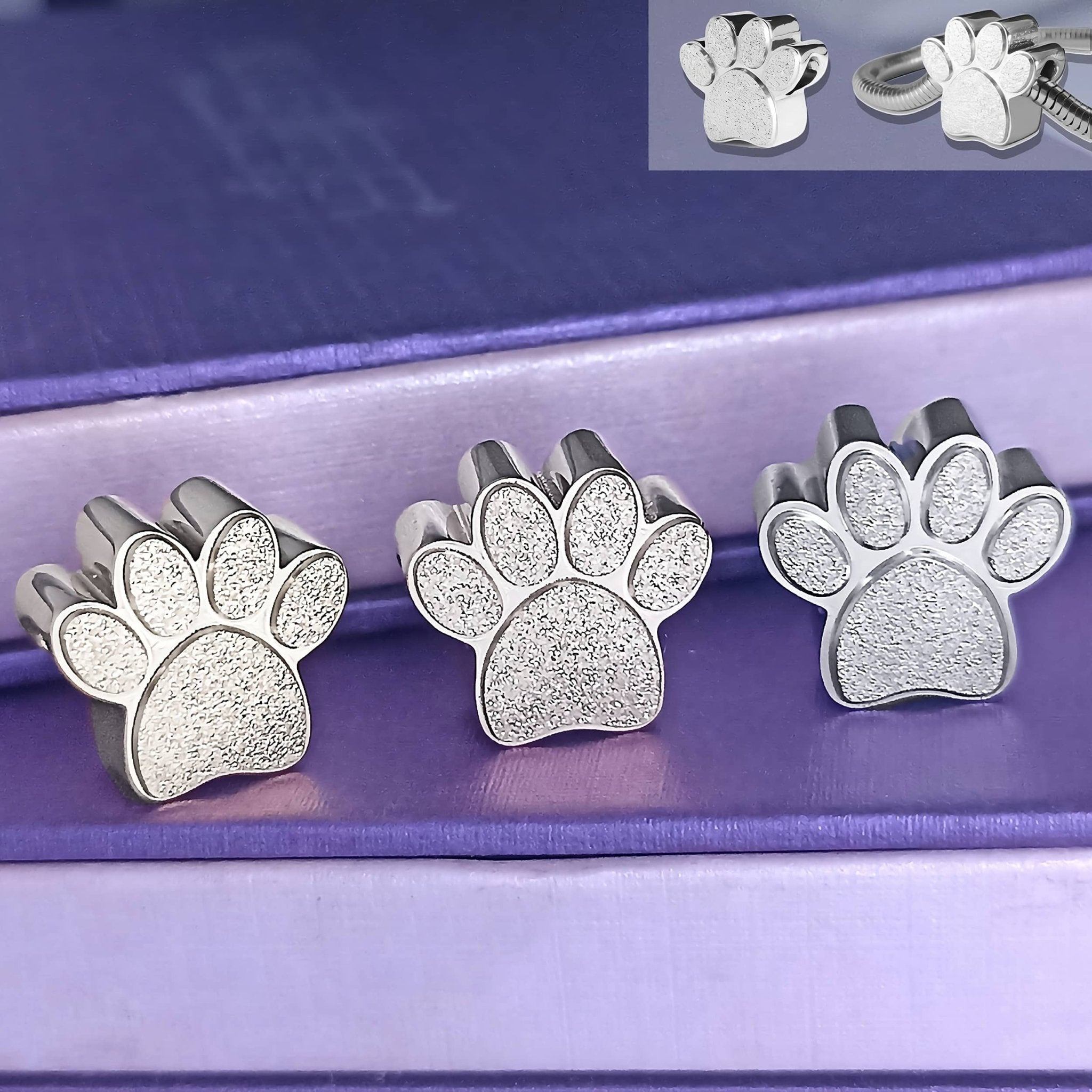 Sparkling Paw Charm for Moments Bracelet - Moments Charm Bracelets by Belle Fever