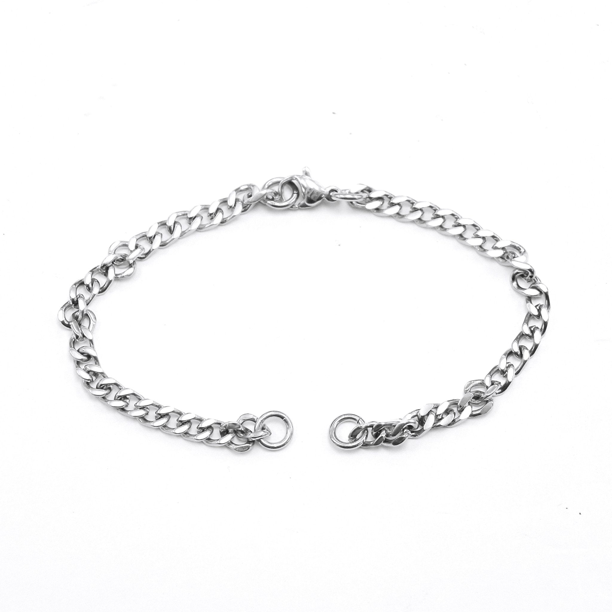 Split Curb Chain for Name Bracelet - Chains by Belle Fever