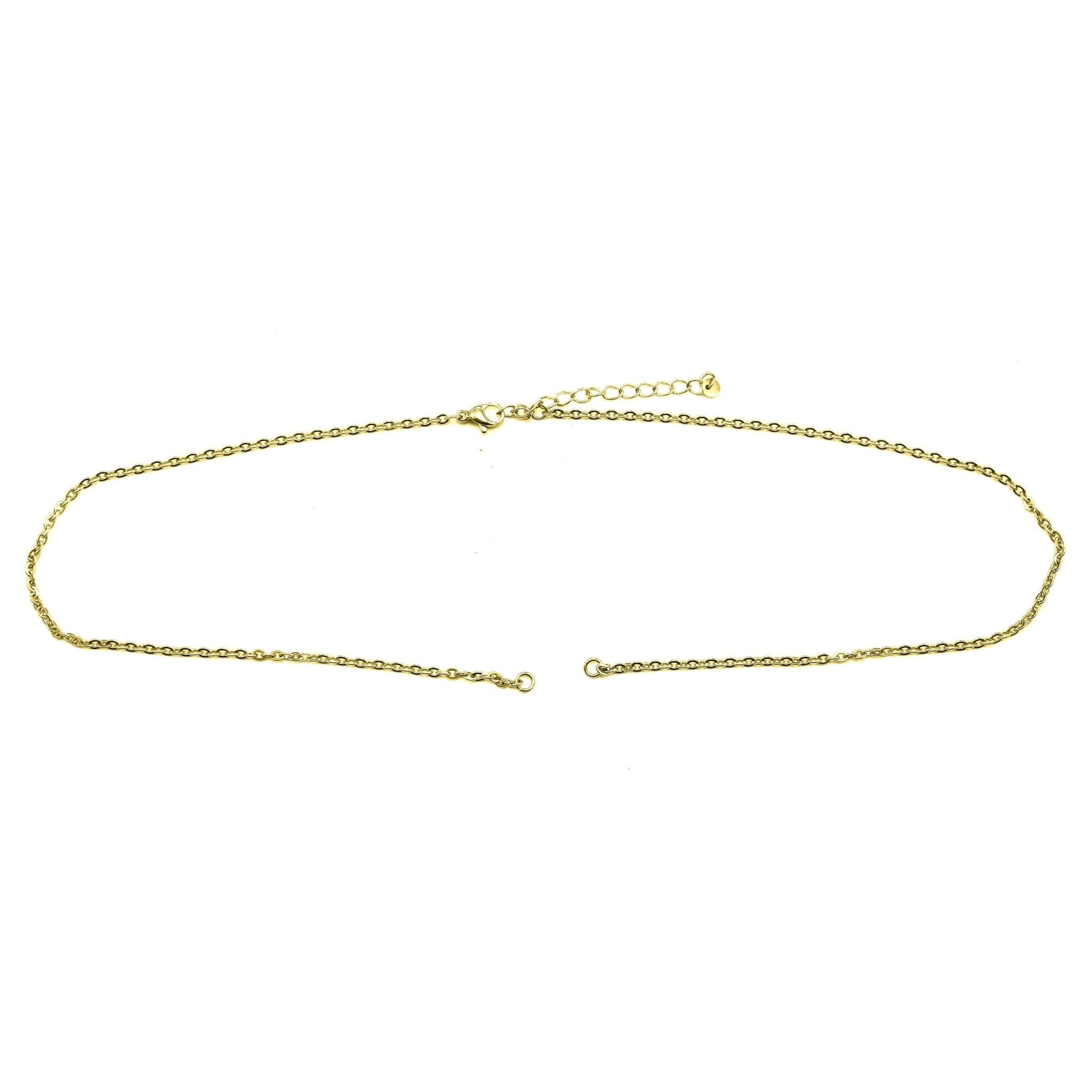 Split Link Chain for Name Necklace - Chains by Belle Fever