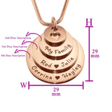 Tower of Love Necklace - Mothers Jewellery by Belle Fever