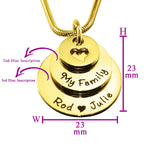 Tower of Love Necklace - Mothers Jewellery by Belle Fever