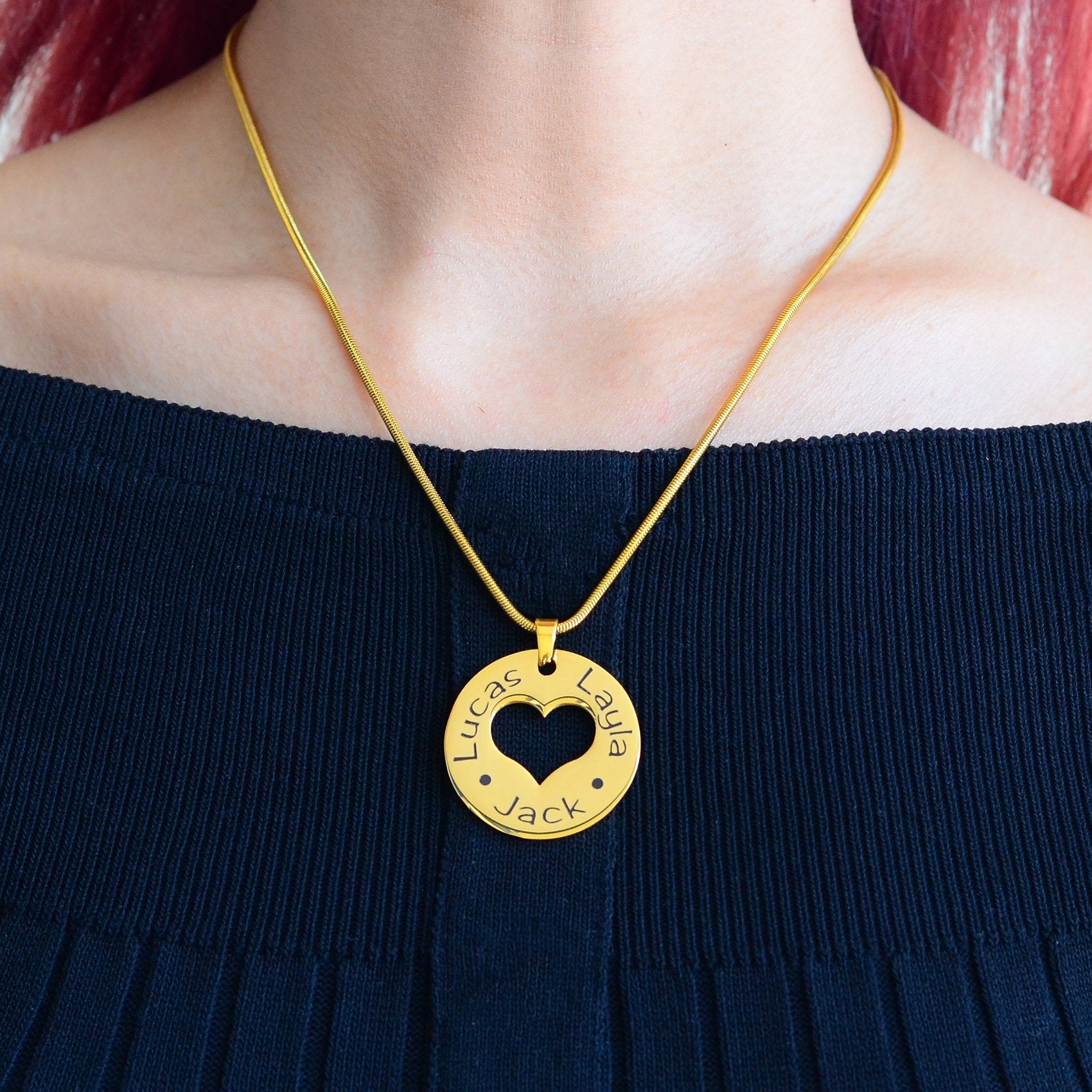 Triple Love Necklace - Mothers Jewellery by Belle Fever