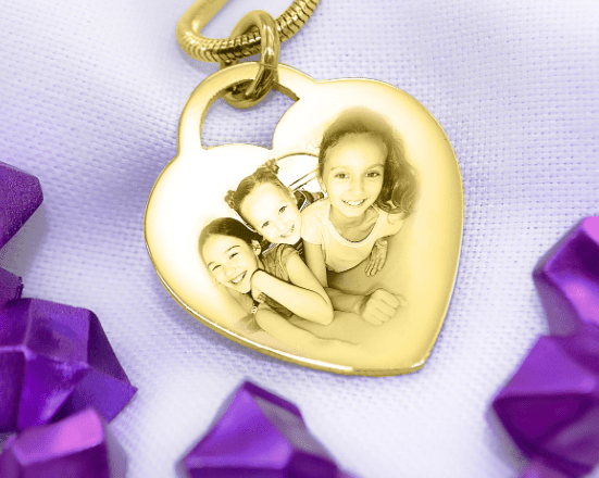 Forever in My Heart Photo Necklace - BELLE FEVER