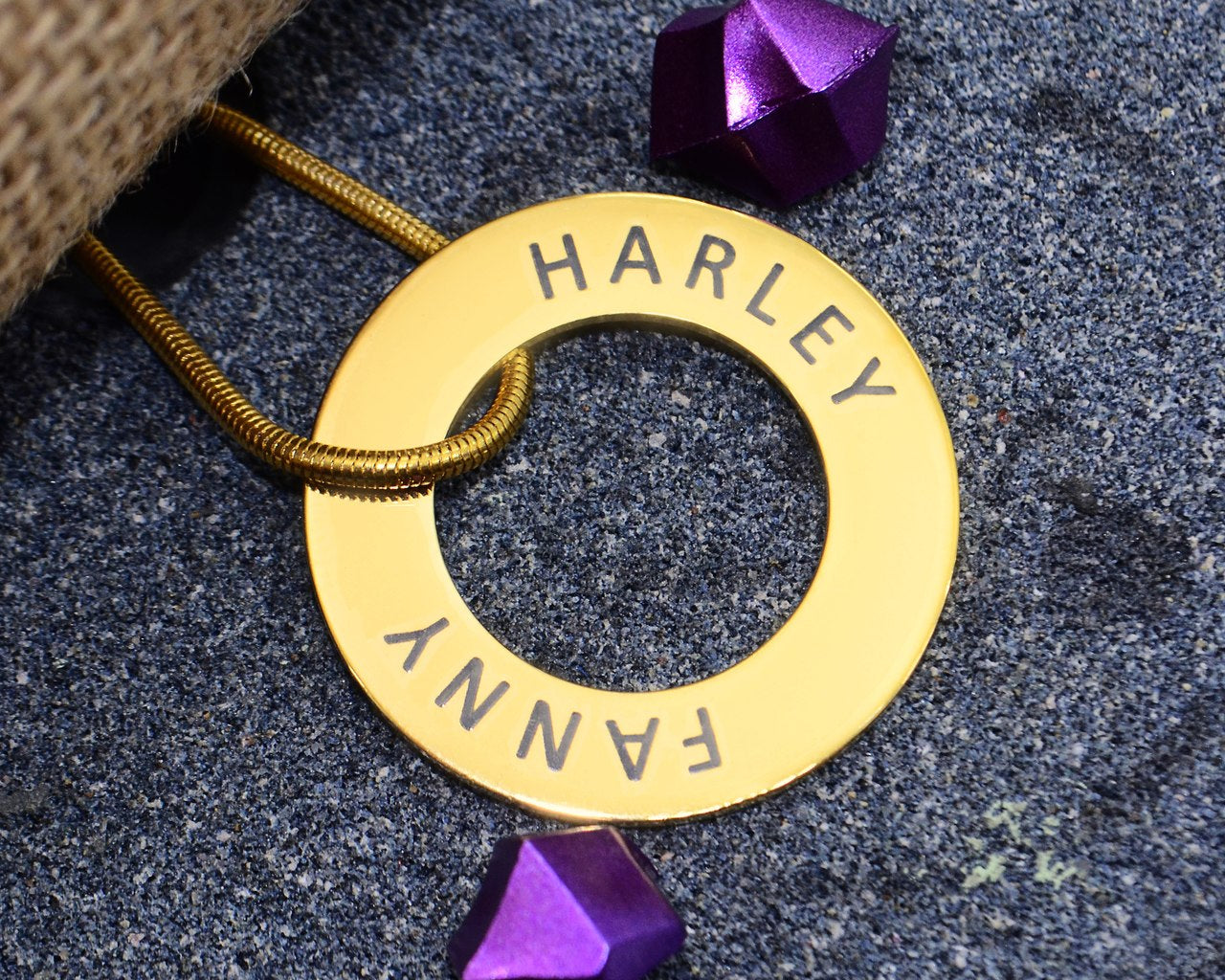 Always Forever Washer Necklace