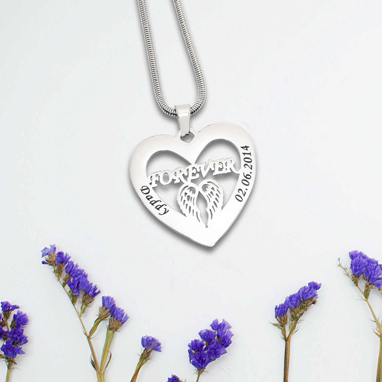 Angel in My Heart Necklace