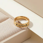 BF Personalised Ring - Rings by Belle Fever Jewellery