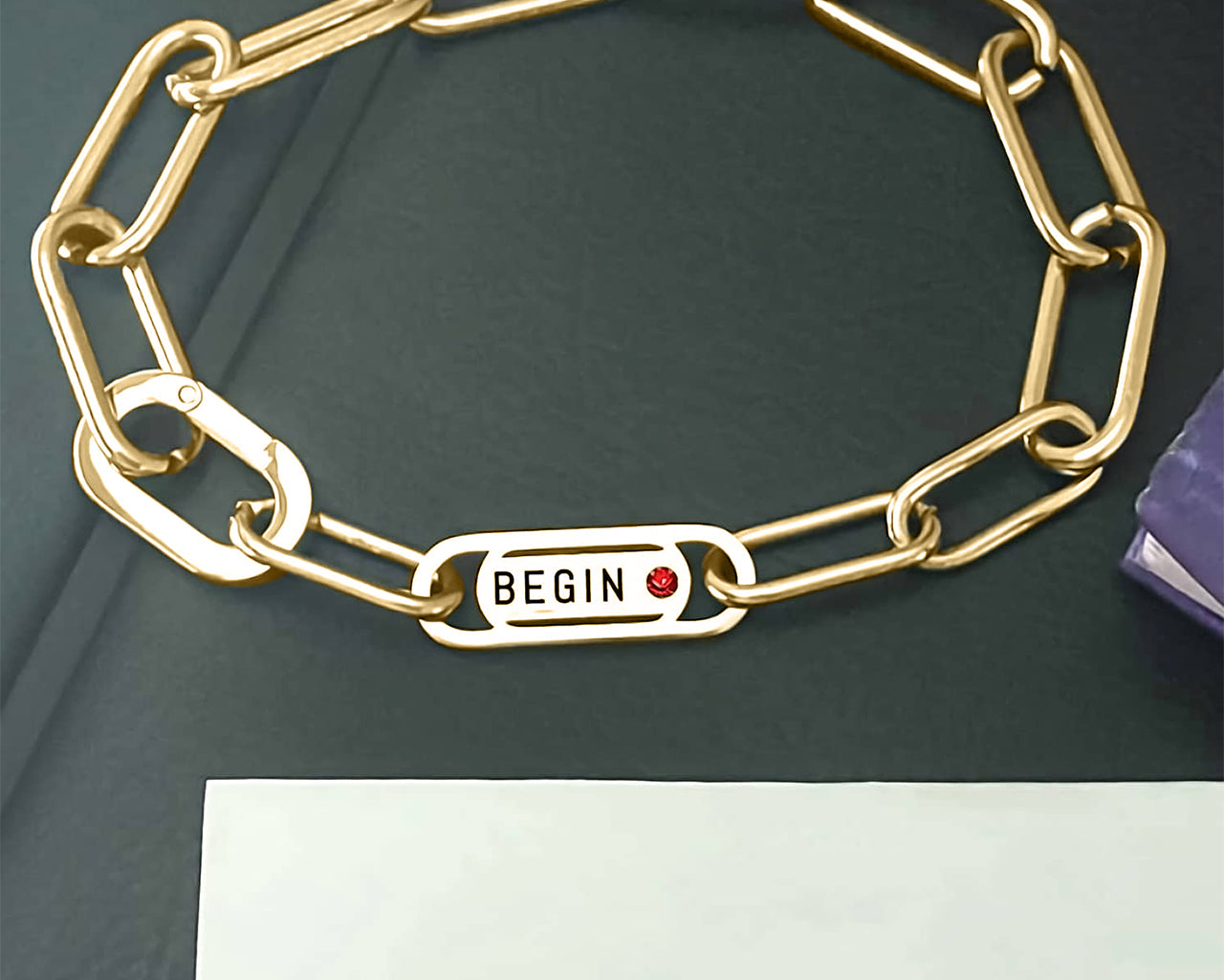 Begin Bracelet (With Amethyst Birthstone) | Endless Ties Collection