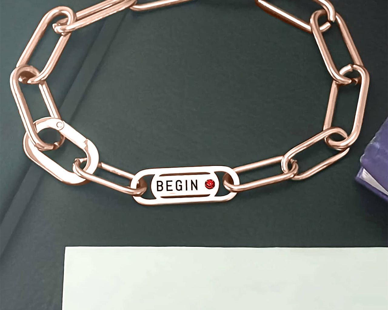 Begin Bracelet (With Amethyst Birthstone) | Endless Ties Collection