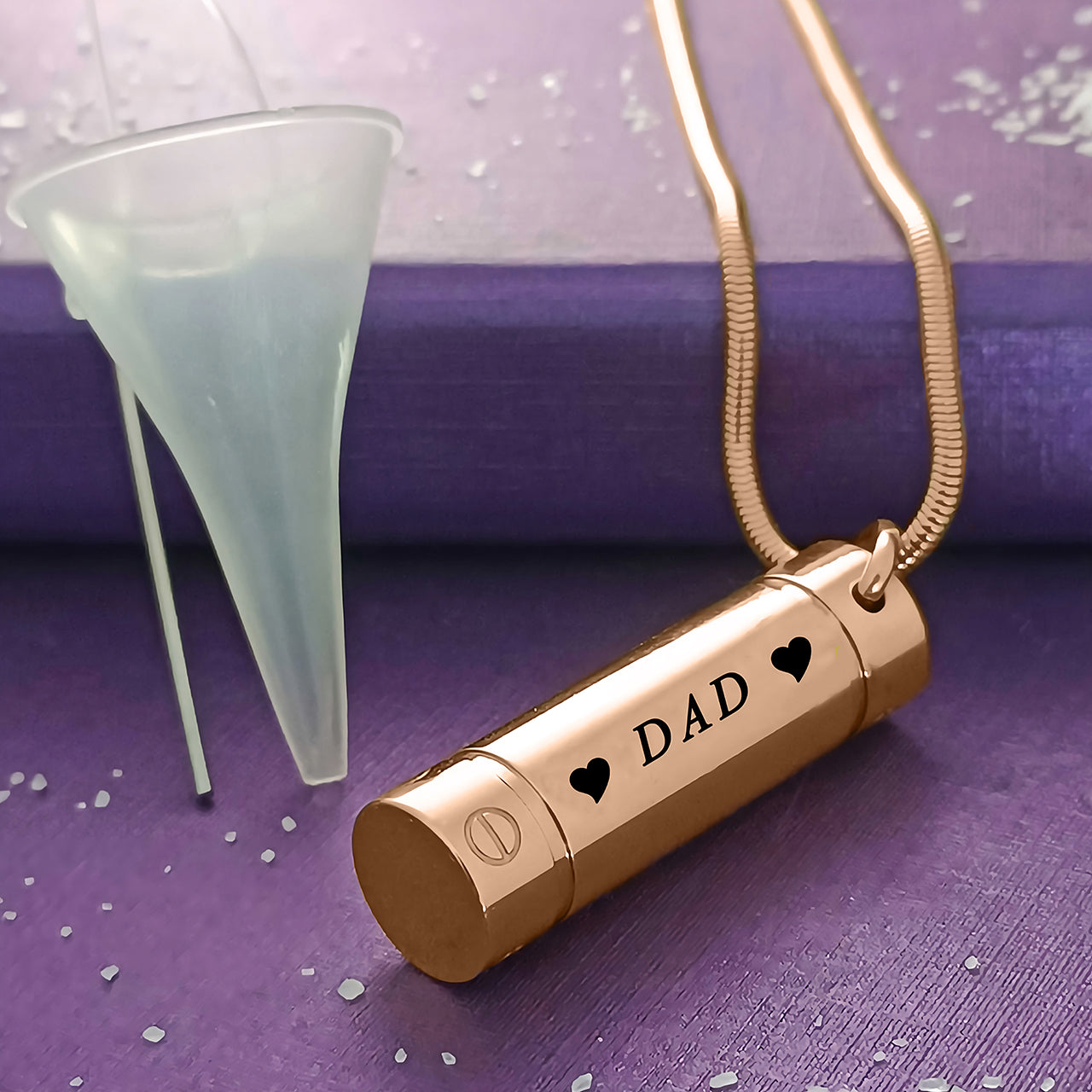 Cylinder Cremation Necklace