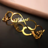 Endless Single Infinity Name Bangle