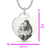 Forever in My Heart Photo Necklace