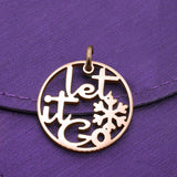 Let It Go Charm for Keyring