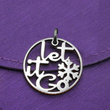 Let It Go Charm for Keyring