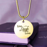 Live Laugh Love Necklace