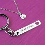 Missing Piece Keyring and Necklace Set - Gift Box Included