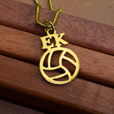 Netball Initial Necklace