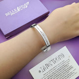 *I am STRONG Cuff Bangle - SILVER