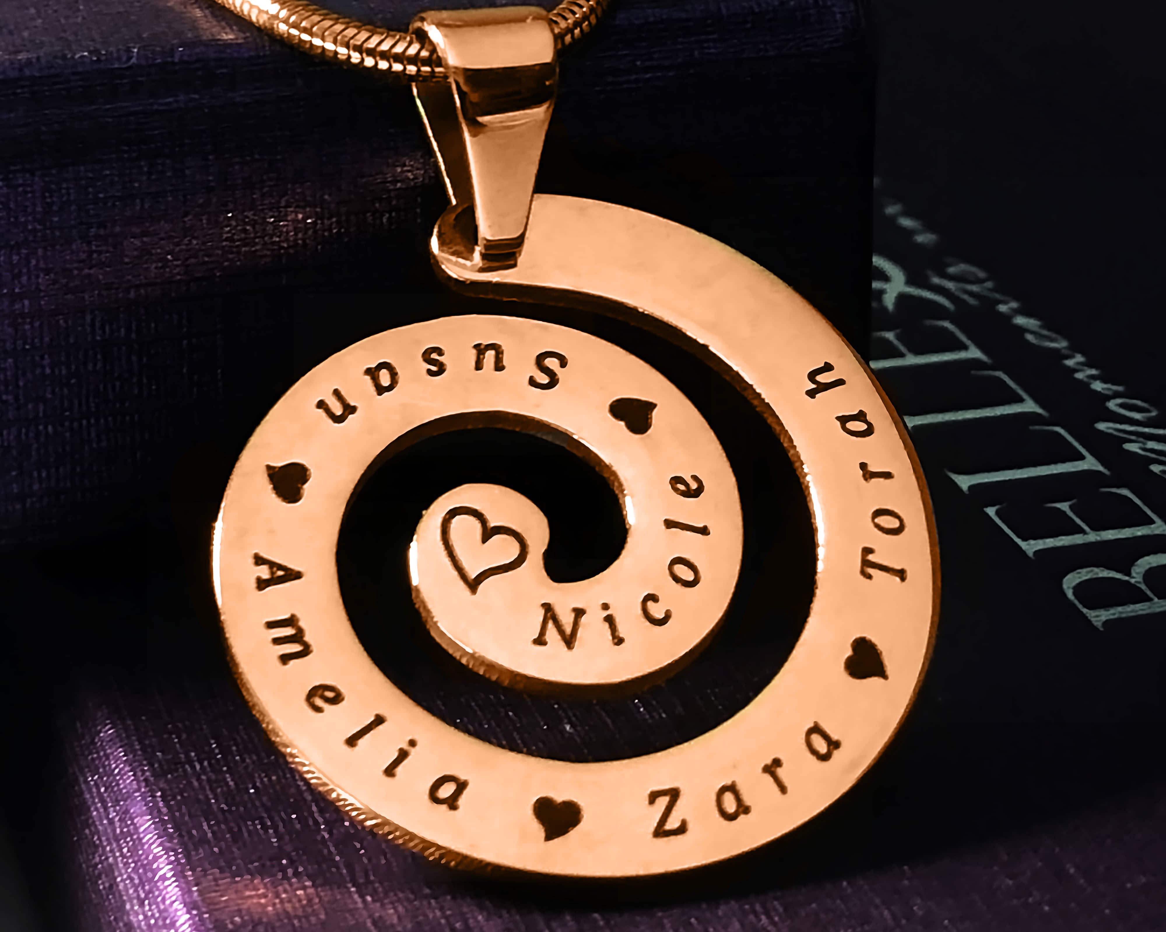 Swirls of Time Necklace