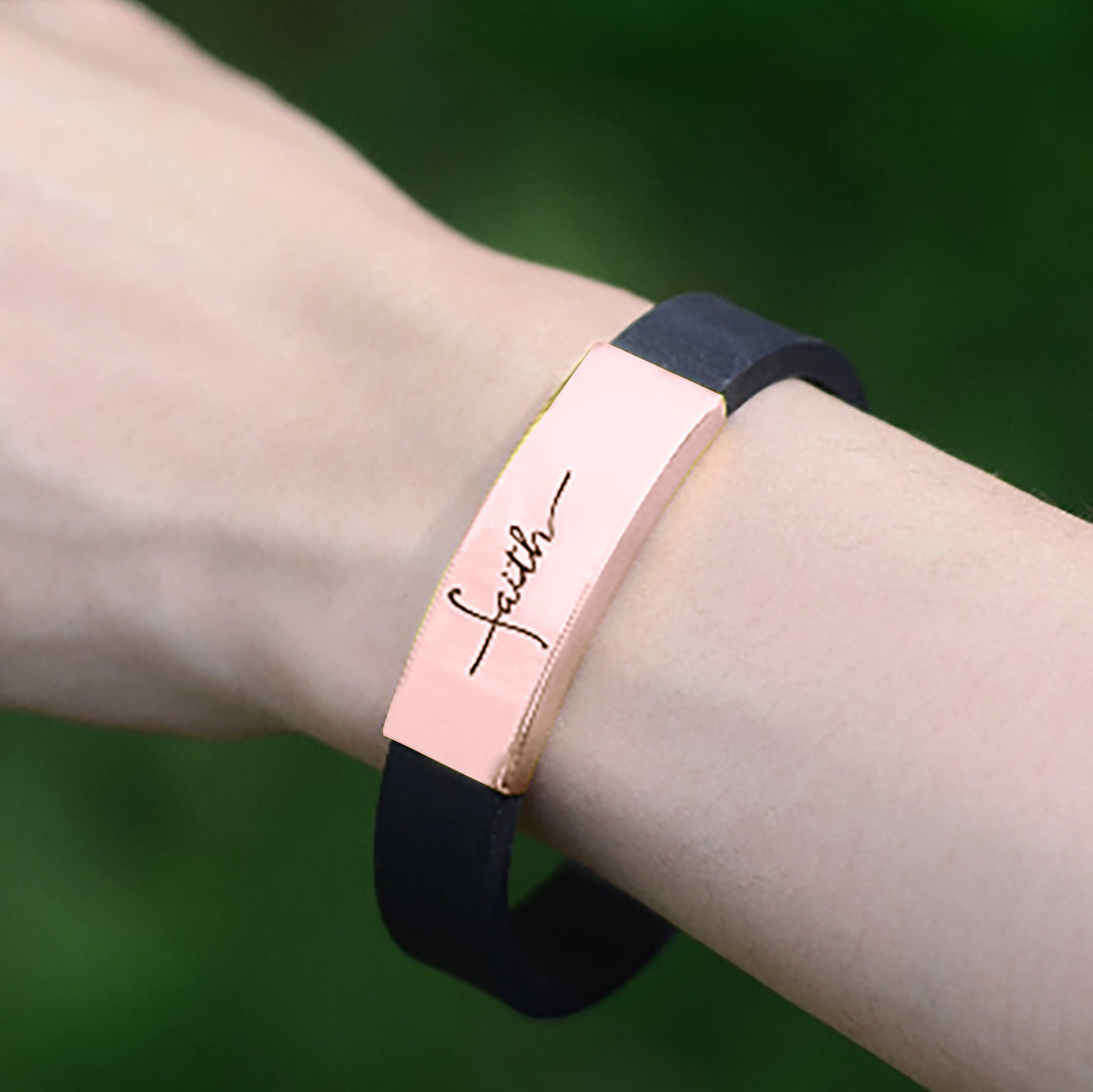 Uplifting Faith Silicone Wristband