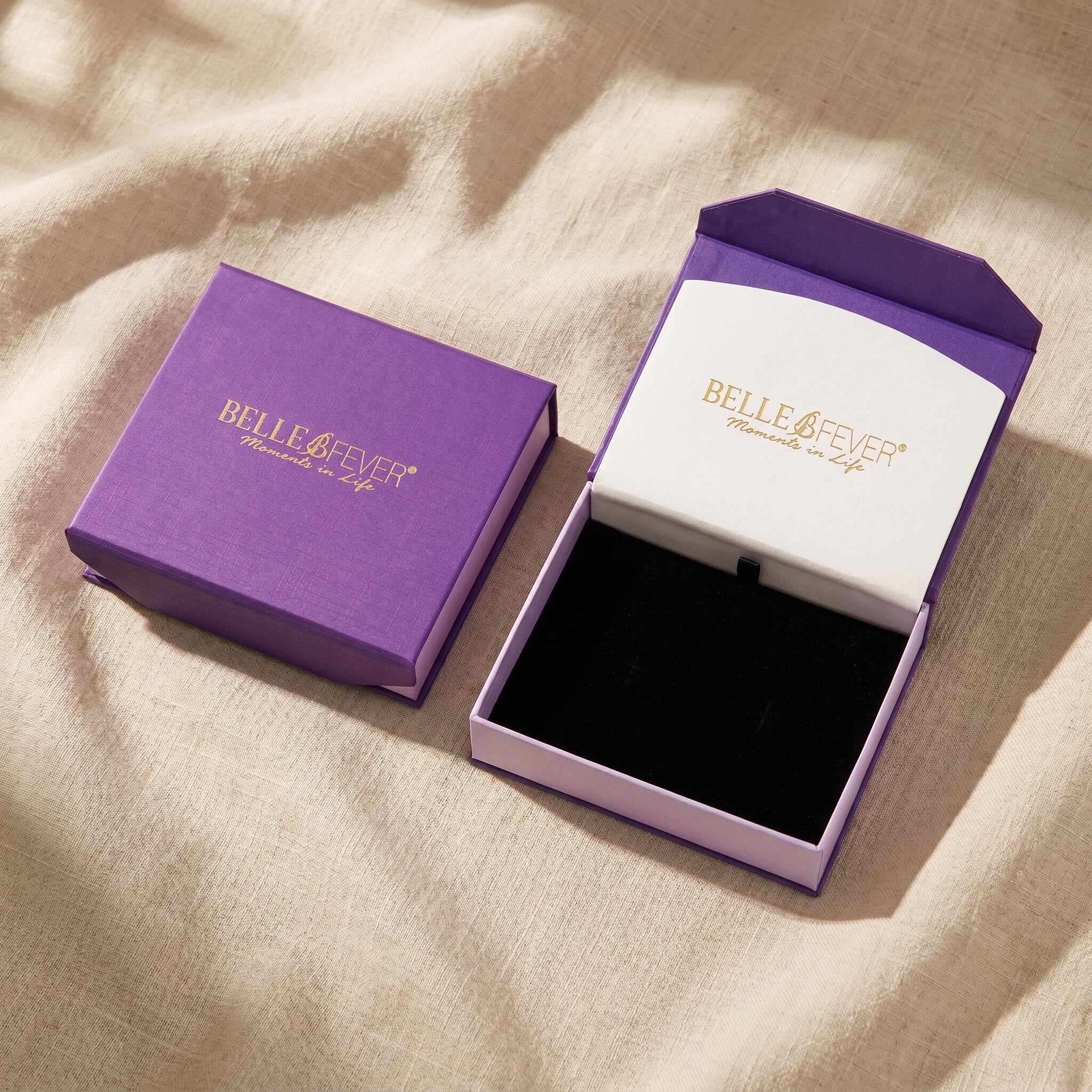 Belle Fever luxury gift box for jewellery gifting, premium keepsake packaging for necklaces and bracelets 