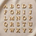 Dream locket alphabet charms showing A to Z initial letter options for personalised jewellery