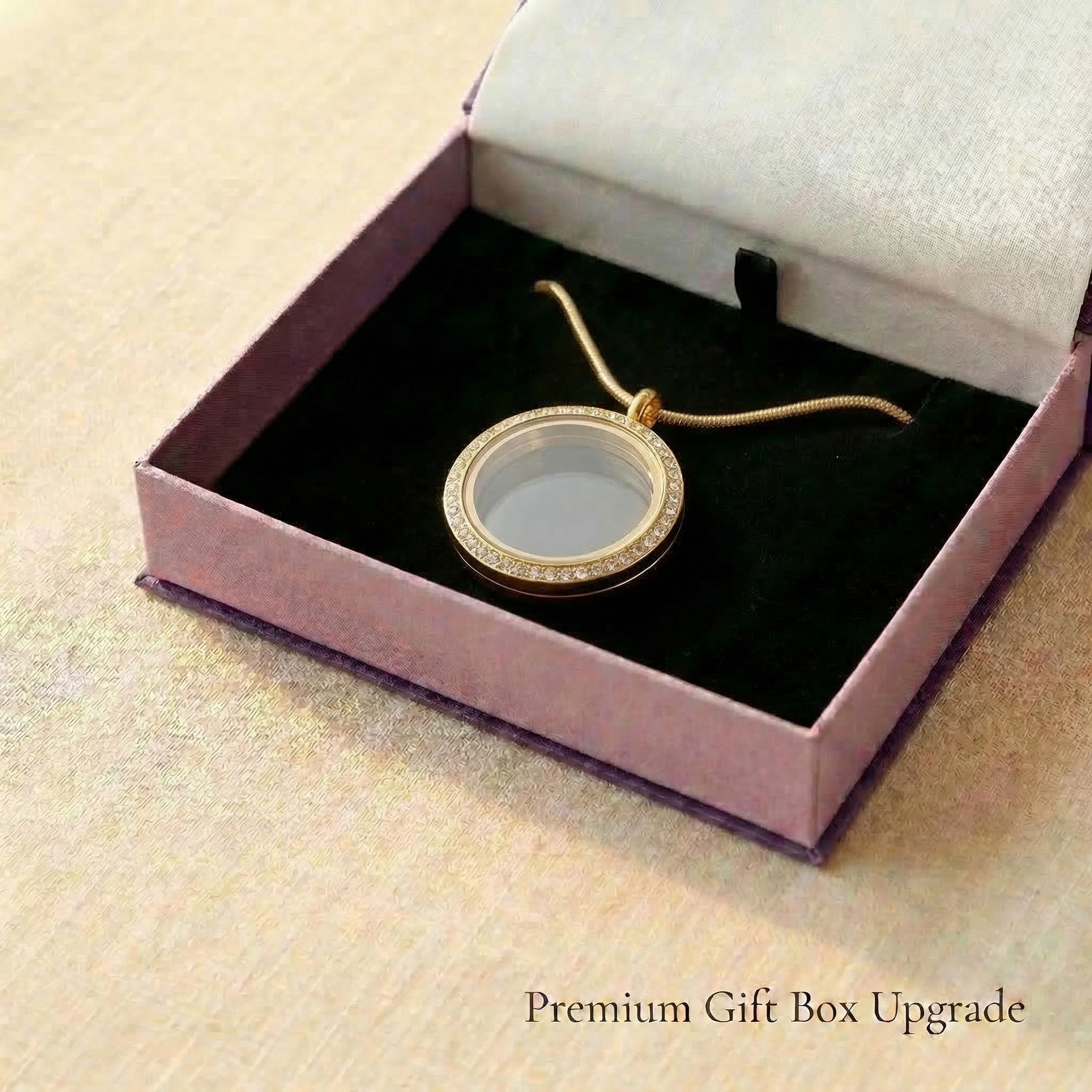 Dream locket necklace in premium gift box, personalised keepsake jewellery gift